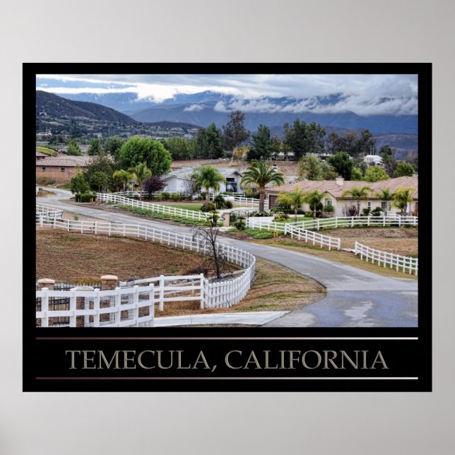 Affiche Temecula, Californie (Devant)