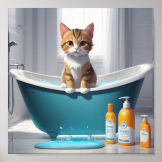 affiche The Cutest Bath Time Ever !"