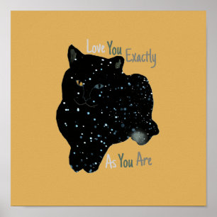 Affiche Thématique sur les Chats Love You
