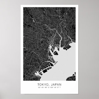 affiche tokyo minimaliste scandinave