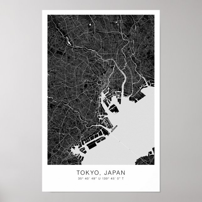 affiche tokyo minimaliste scandinave (Devant)