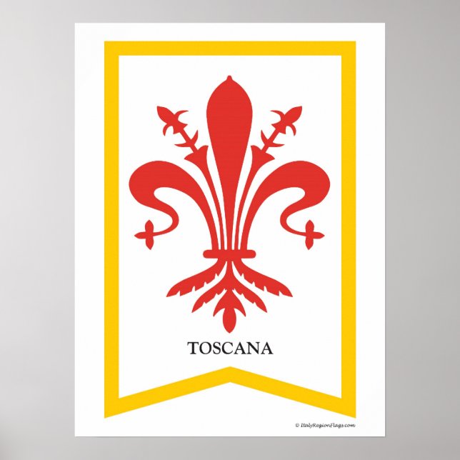 Affiche Toscane Toscane Italie (Devant)