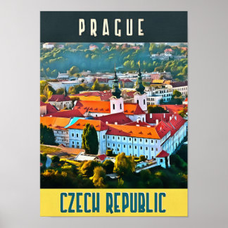 Affiche touristique République tchèque