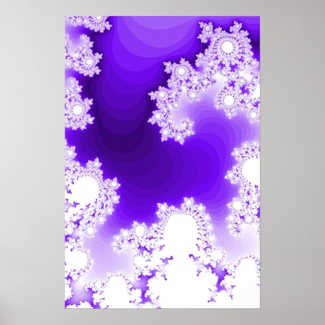 Affiche Trippy : Violet Fractal (Devant)