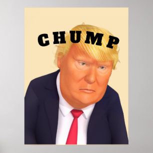 Affiche Trump/Crétin