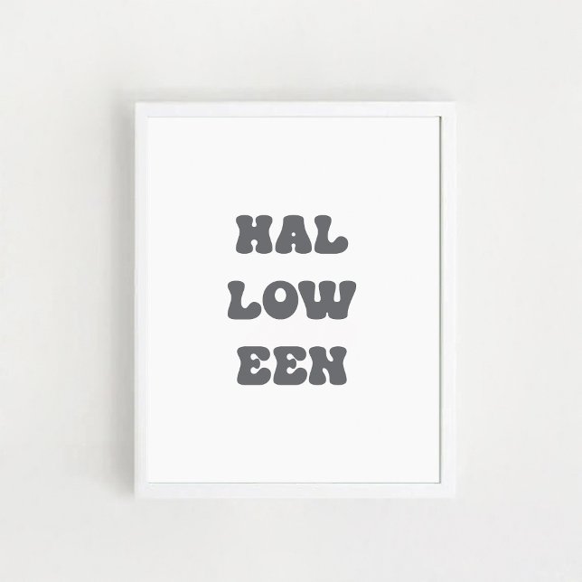 Affiche typographique Halloween (Créateur téléchargé)