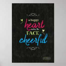 Affiche 'Un coeur heureux'