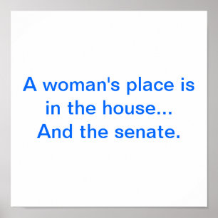 Affiche "Une place de femme"