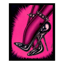 Affiche Vana DeVinyl™/Talons Aiguilles