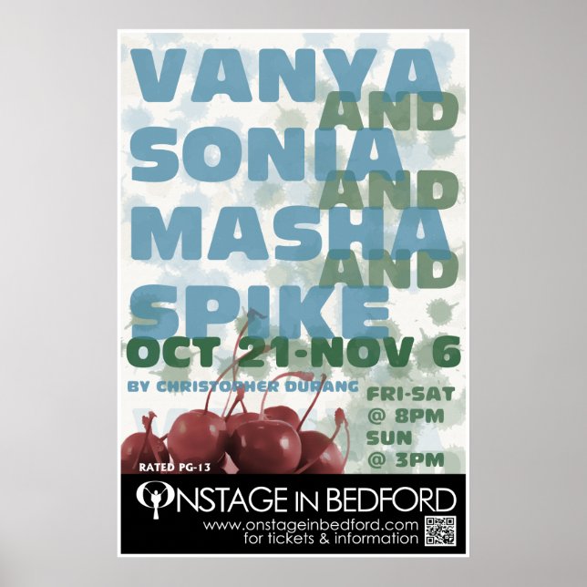 Affiche VANYA ET SONIA ET MASHA ET ESPIKE (Devant)
