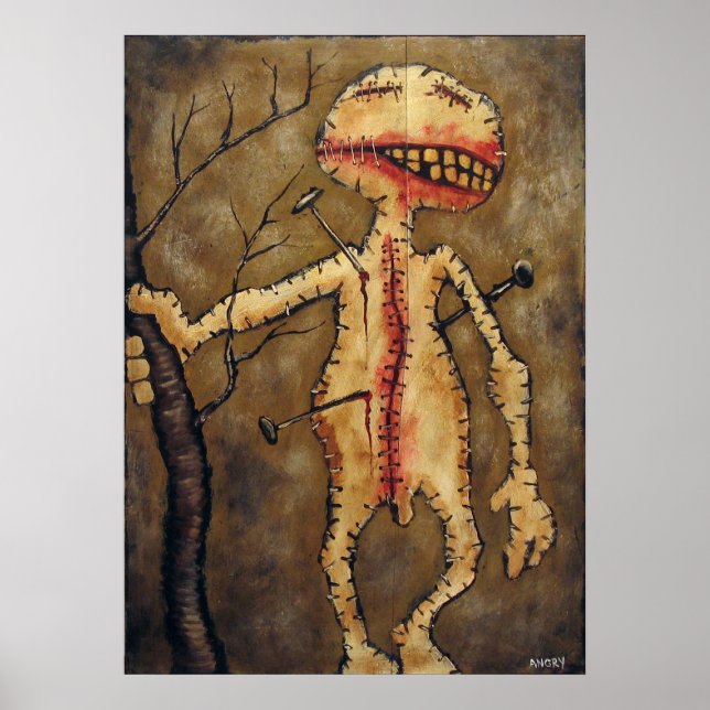 Affiche "Ville Voodoo #11" Angry Johnny (Devant)