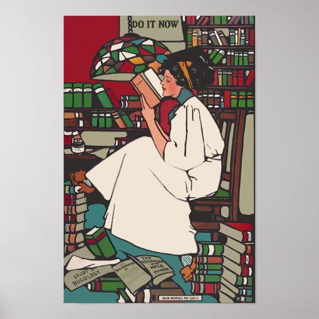 Affiche vintage College Girl (Devant)