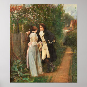 Affiche vintage de beaux-arts