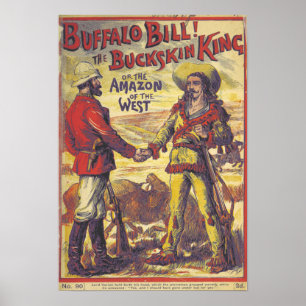 Affiche vintage de Buffalo Bill