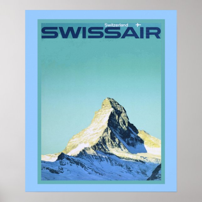 affiche vintage des sports d'hiver (Devant)