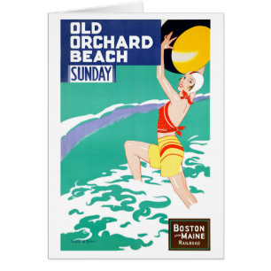 Affiche Vintage voyage américaine restaurée