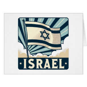 Affiche Vintage voyage d'Israël