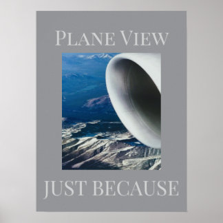 Affiche Vue Avion