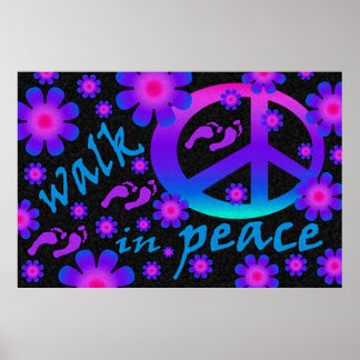 Affiche Walk in Peace