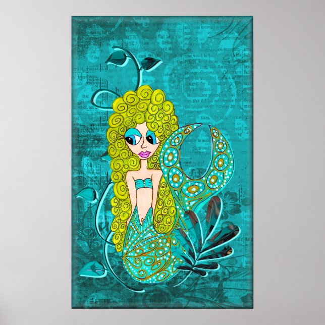 Affiche Whimsical Mermaid (Devant)