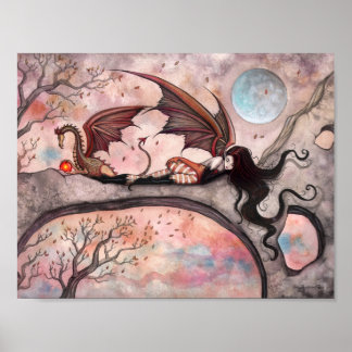 Affiche Winds of Autumn Gothique Dragon Fée Vampir