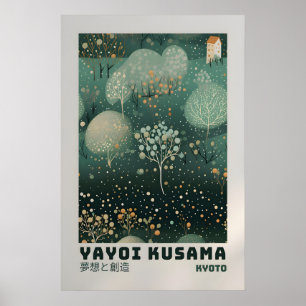 Affiche Yayoi Kusama - Impression abstraite de Yay