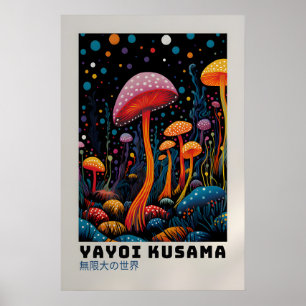 Affiche Yayoi Kusama - Impression abstraite de Yay
