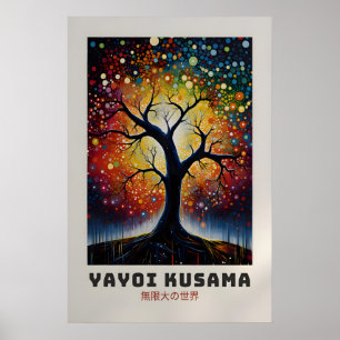 Affiche Yayoi Kusama - Impression Abstraite Yayoi 
