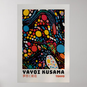 Affiche Yayoi Kusama - Impression Abstraite Yayoi 