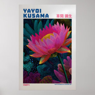 Affiche Yayoi Kusama - Inspirée de Yayoi Kusama