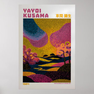 Affiche Yayoi Kusama - Inspirée de Yayoi Kusama