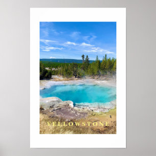 Affiche Yellowstone Thermal Hot Pot
