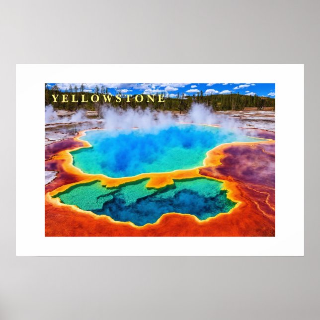 Affiche Yellowstone Thermal Hot Pot (Devant)
