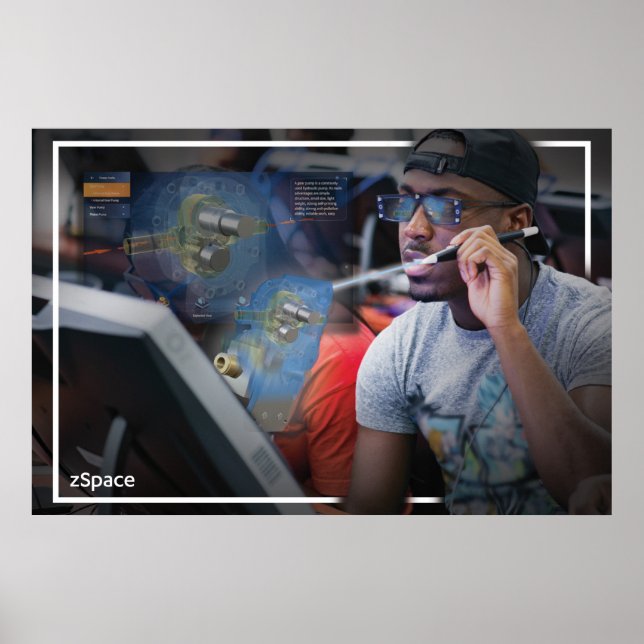 Affiche zSpace - Fabrication avancée (Devant)