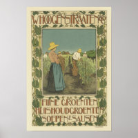 Affiches Art Nouveau vintage - agriculture