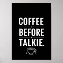 Affiches Citation Drôle Impression Noir et Blanc