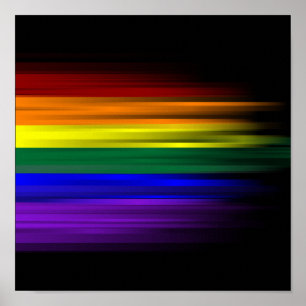 Affiches de drapeau d'arc-en-ciel