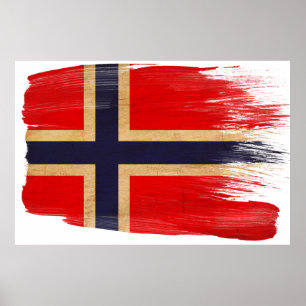 Affiches de drapeau de la Norvège