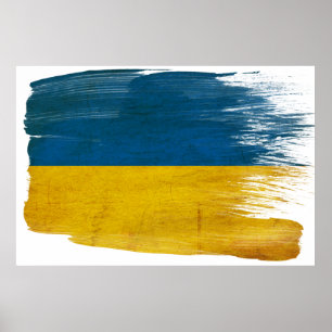 Affiches de drapeau de l'Ukraine