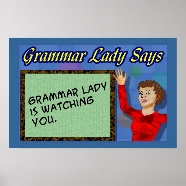 Affiches de Grammar Lady (Devant)