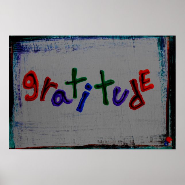 affiches de "gratitude" (Devant)