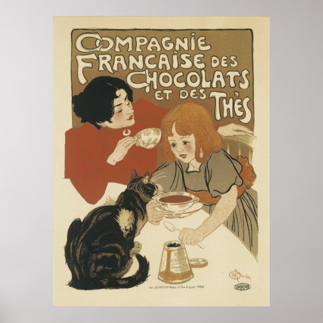 Affiches de l'Art Nouveau français - Chocolat (Devant)