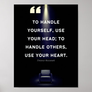 Affiches de leadership - Citation d'Elanor Rooseve