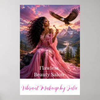 Affiches de Maquillage Parfait pour Salon de Beaut