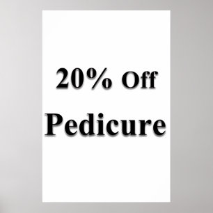 Affiches de salon de coiffure 20 % de réduction Pé
