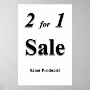 Affiches de salon de coiffure pour hommes 2 pour 1