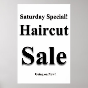 Affiches de salon de coiffure pour hommes du samed