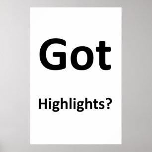Affiches de salon de coiffure pour hommes Got High