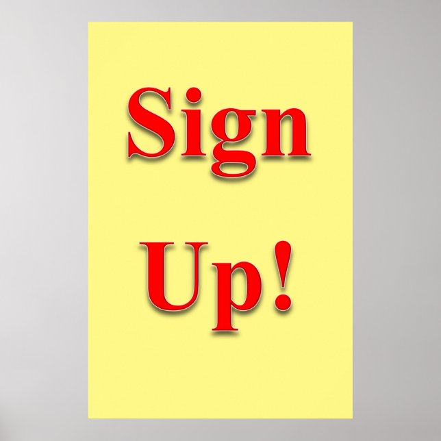 Affiches de salon de coiffure pour hommes S'inscri (Devant)