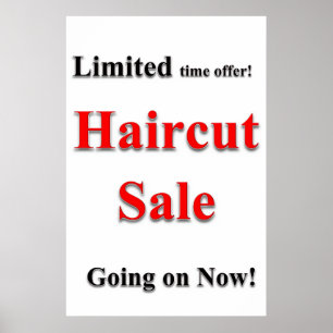 Affiches de salon de coiffure pour hommes Soldes d